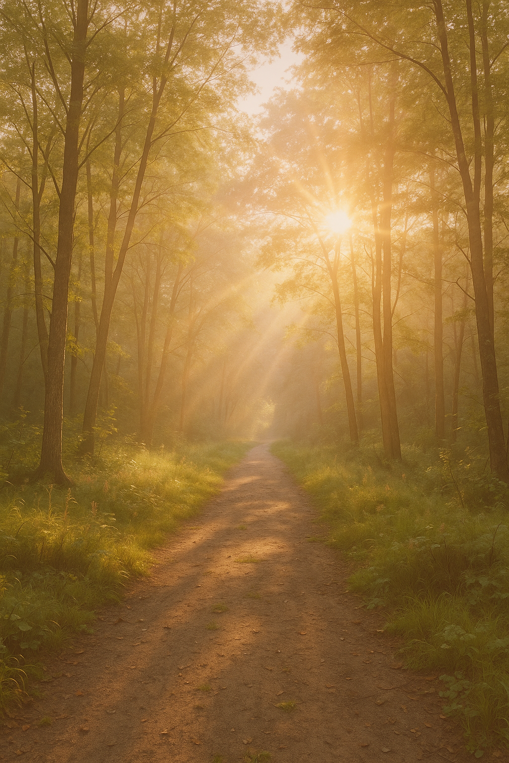 Peaceful forest path representing motherhood, grief, emotional healing, and life after baby loss